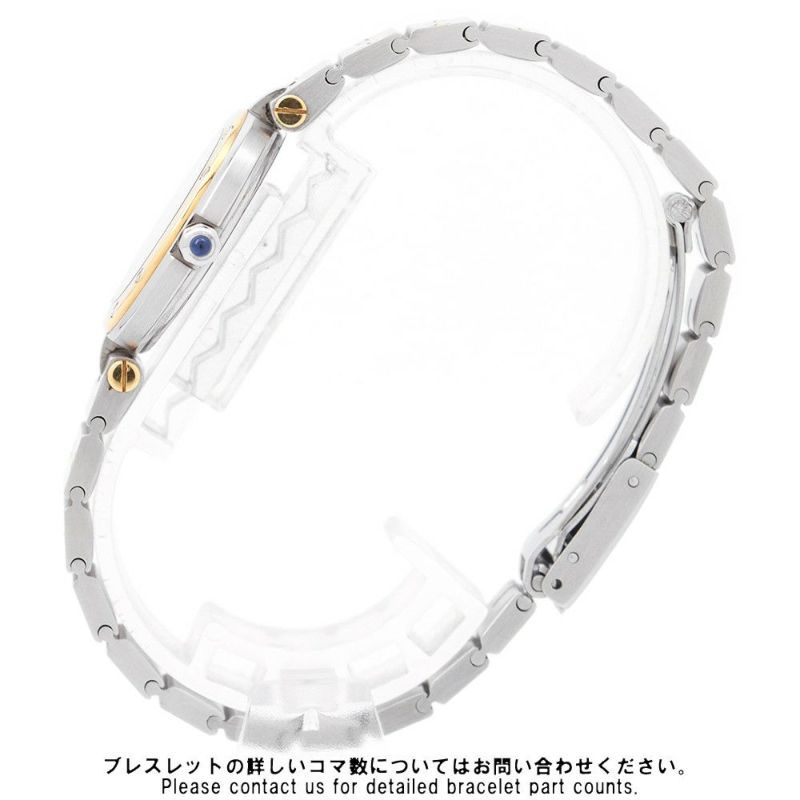 カルティエ サントス ヴァンドーム 8191 Cartier 腕時計 白文字盤 クォーツ