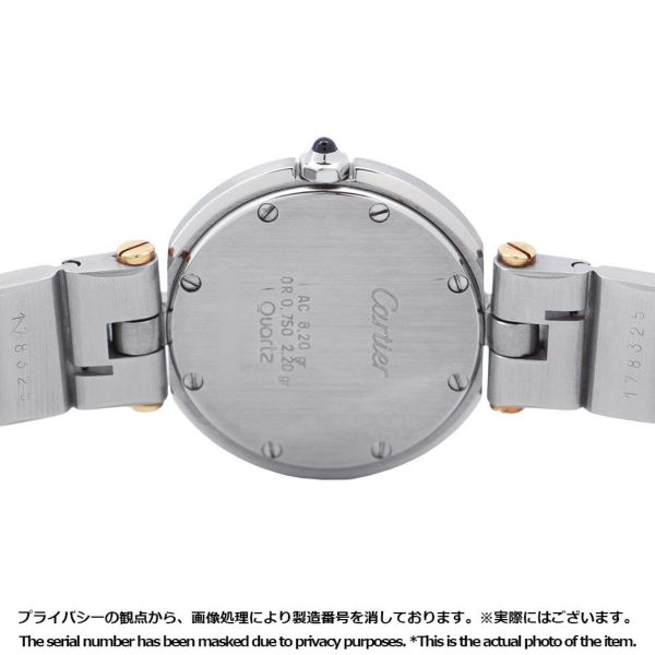 カルティエ サントス ヴァンドーム 8191 Cartier 腕時計 白文字盤 クォーツ