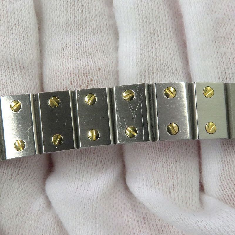 カルティエ サントス ヴァンドーム 8191 Cartier 腕時計 白文字盤 クォーツ