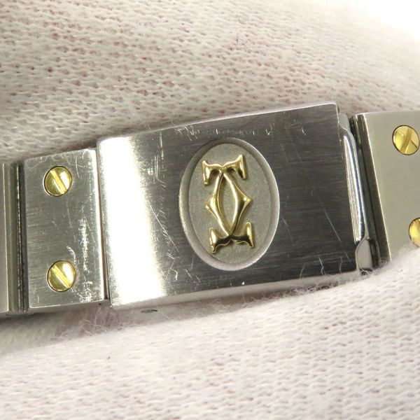 カルティエ サントス ヴァンドーム 8191 Cartier 腕時計 白文字盤 クォーツ