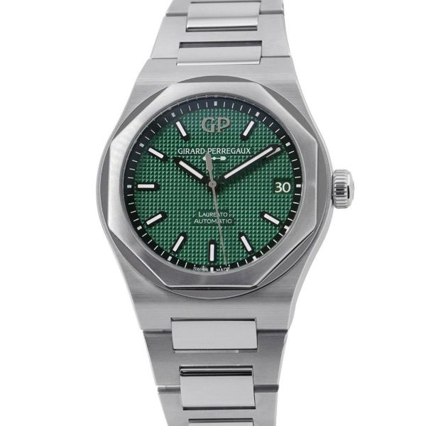 ジラールペルゴ ロレアート 81010-11-3153-1CM GIRARD-PERREGAUX 腕時計 グリーン文字盤