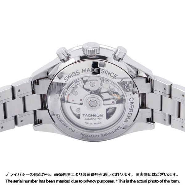 タグホイヤー カレラ キャリバー16 クロノグラフ エレガンス CV2016.BA0786 TAG Heuer 腕時計 黒文字盤