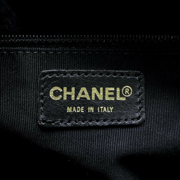 シャネル チェーントートバッグ マトラッセ ココマーク キャビアスキン A18004 CHANEL バッグ 黒