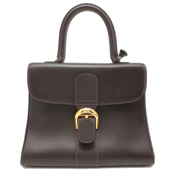 デルヴォー ハンドバッグ ブリヨン レザー Delvaux バッグ ステッチ