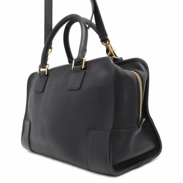 ロエベ ハンドバッグ アマソナ36 レザー LOEWE バッグ 2wayショルダーバッグ 黒