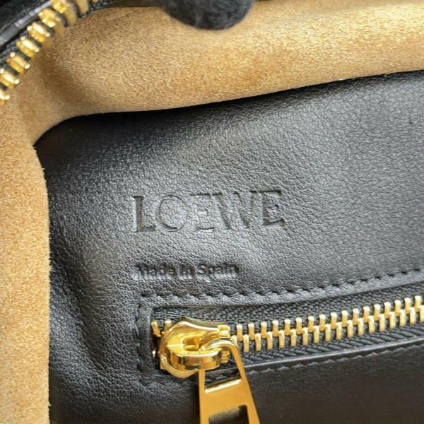 ロエベ ハンドバッグ アマソナ36 レザー LOEWE バッグ 2wayショルダーバッグ 黒