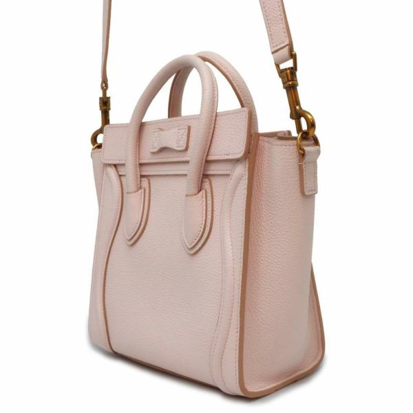 セリーヌ ハンドバッグ ラゲージ ナノ レザー 189243 CELINE バッグ 2wayショルダバッグ