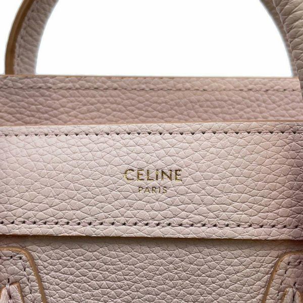 セリーヌ ハンドバッグ ラゲージ ナノ レザー 189243 CELINE バッグ 2wayショルダバッグ