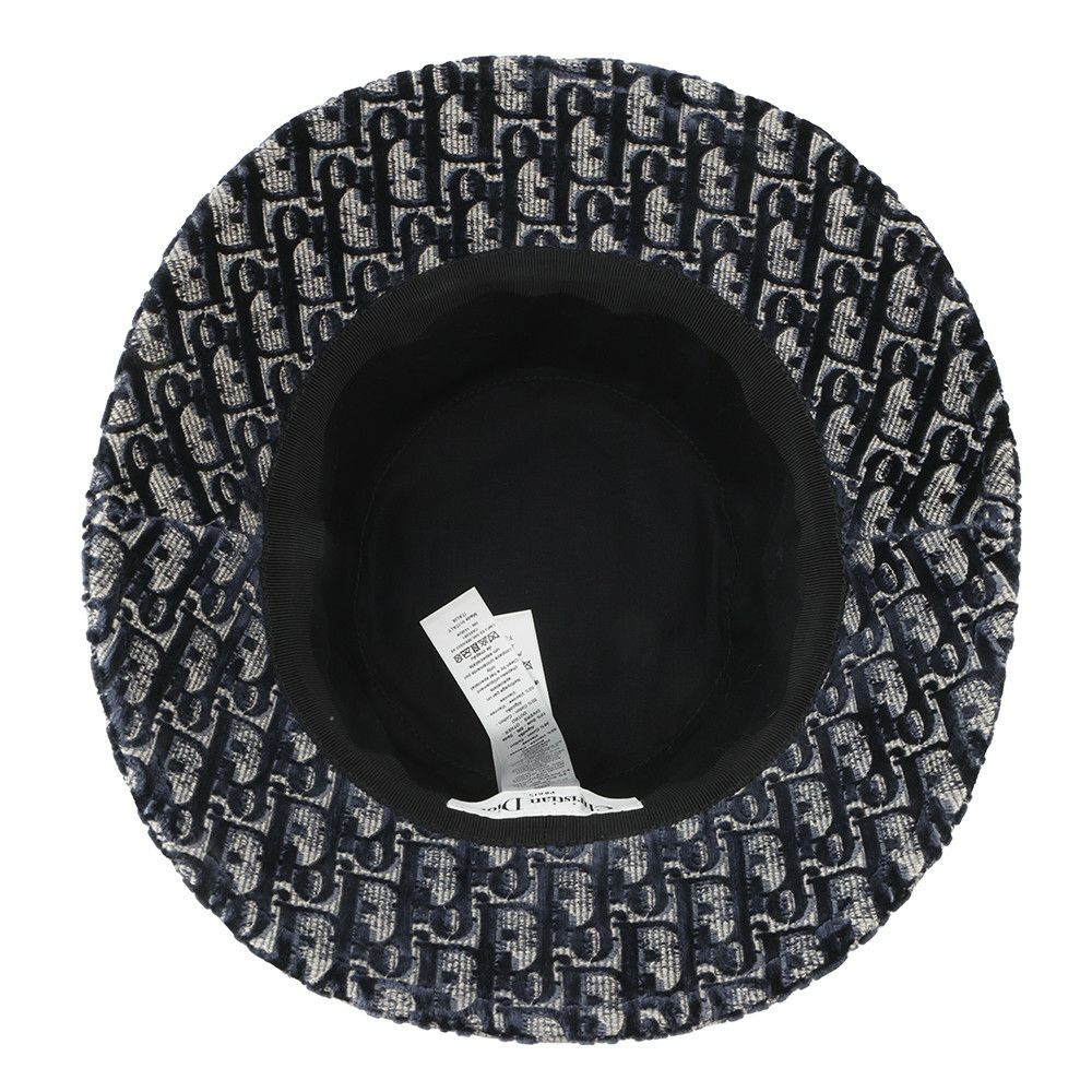 クリスチャン・ディオール ハット オブリーク トロッター ベロア サイズ58 Christian Dior 帽子