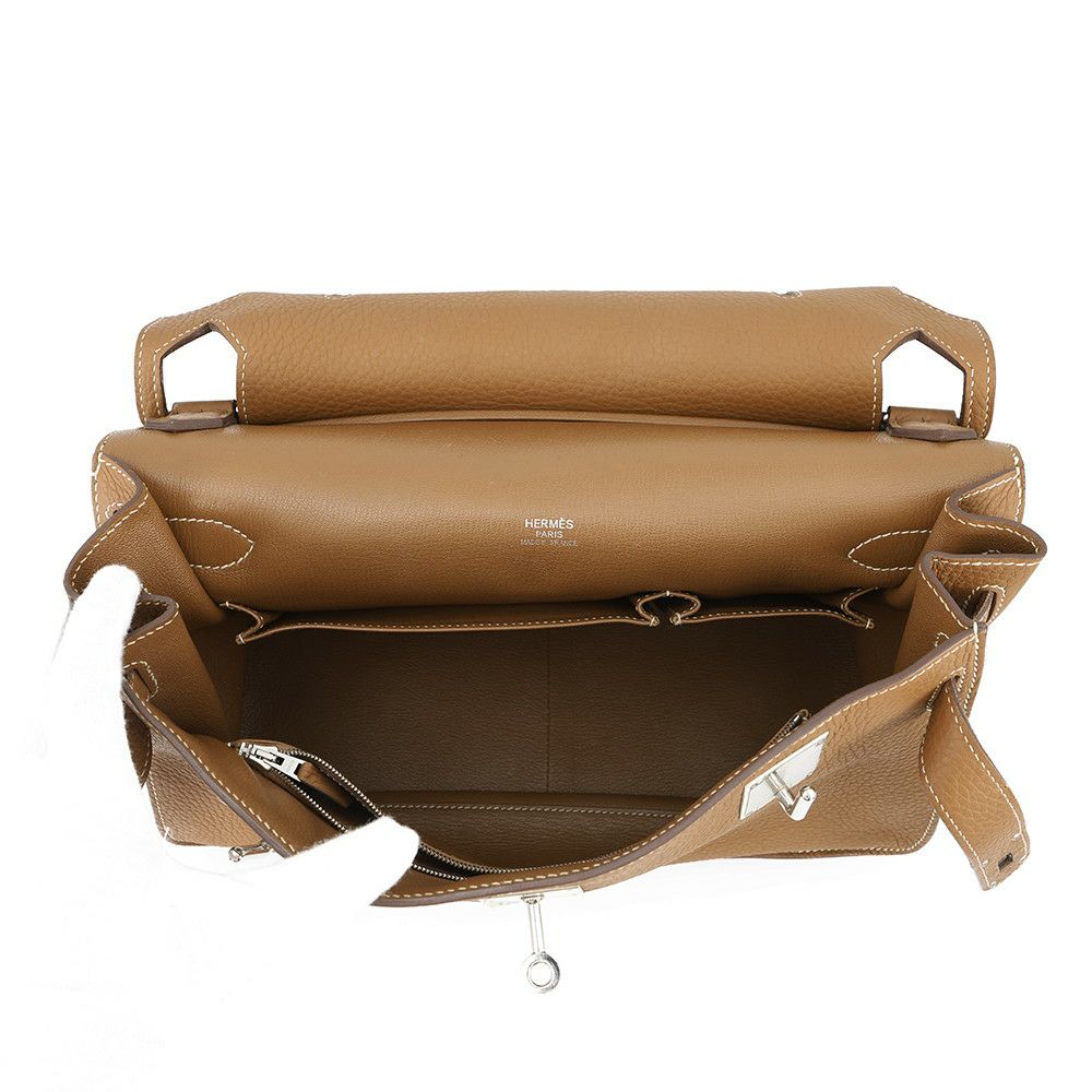 エルメス ジプシエール31 ゴールド/シルバー金具 トリヨンクレマンス □N刻印 HERMES バッグ