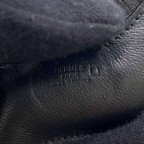 エルメス バッグチャーム ロデオ PM タッチ ブラック ラムスキン/アリゲーターマット Y刻印 黒 ソーブラック