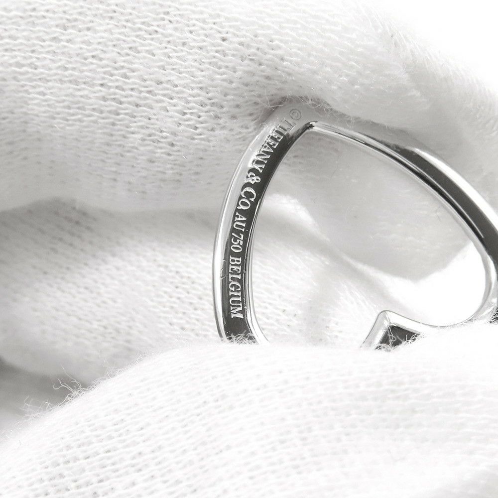 ティファニー ネックレス メトロ ハート ネックレス ダイヤモンド K18WGホワイトゴールド Tiffany&Co. ペンダント