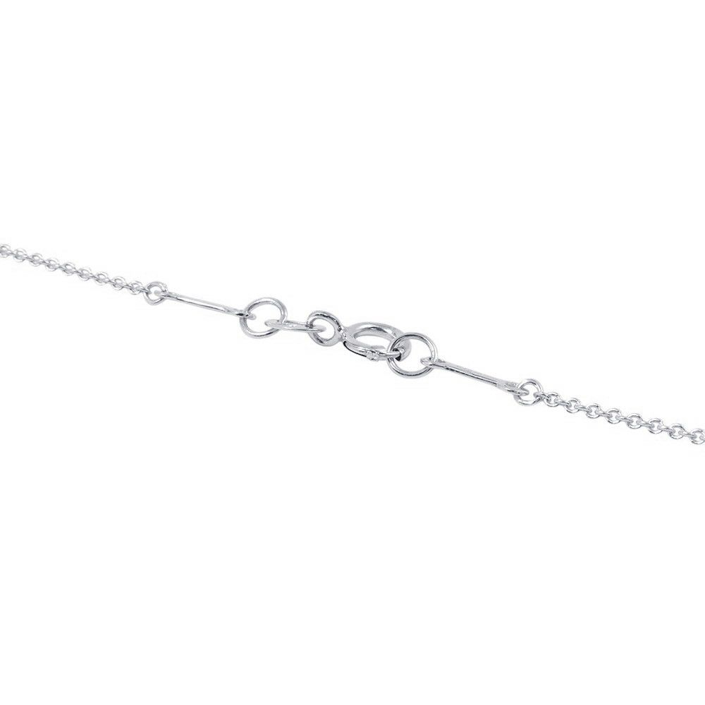 ティファニー ネックレス ダイヤモンド ロングネックレス ダイヤ 9P 計0.78ct K18WGホワイトゴールド Tiffany&Co.