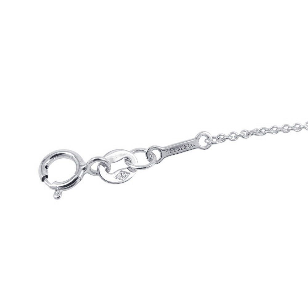 ティファニー ネックレス ダイヤモンド ロングネックレス ダイヤ 9P 計0.78ct K18WGホワイトゴールド Tiffany&Co.