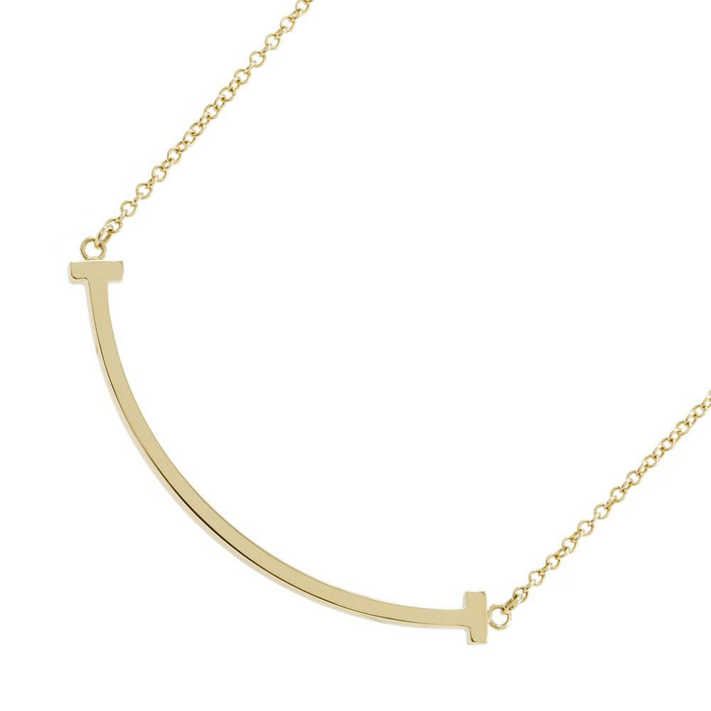 ティファニー ネックレス Tスマイル スマイル ペンダント スモール K18YGイエローゴールド 60011679 ジュエリー