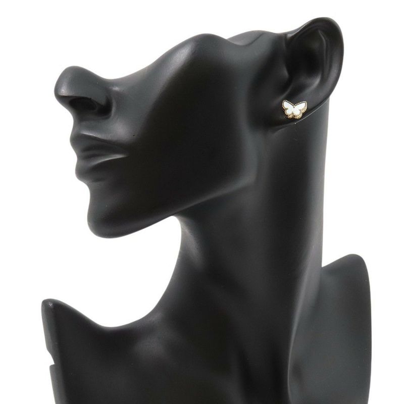 ヴァンクリーフ&アーペル ピアス スウィート パピヨン ピアス マザーオブパール K18YGイエローゴールド VCARN5JM00