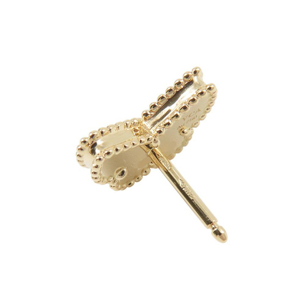 ヴァンクリーフ&アーペル ピアス スウィート パピヨン ピアス マザーオブパール K18YGイエローゴールド VCARN5JM00