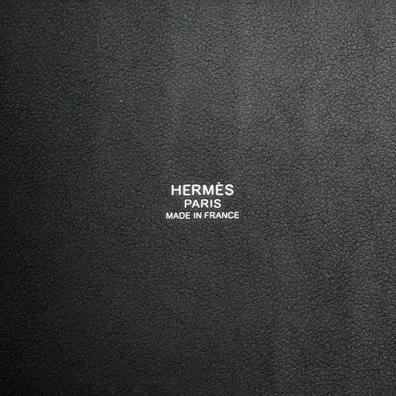 エルメス ハンドバッグ ピコタンロックPM カーゴ ブラック/シルバー金具 トワルゴエラン/スイフト W刻印 黒