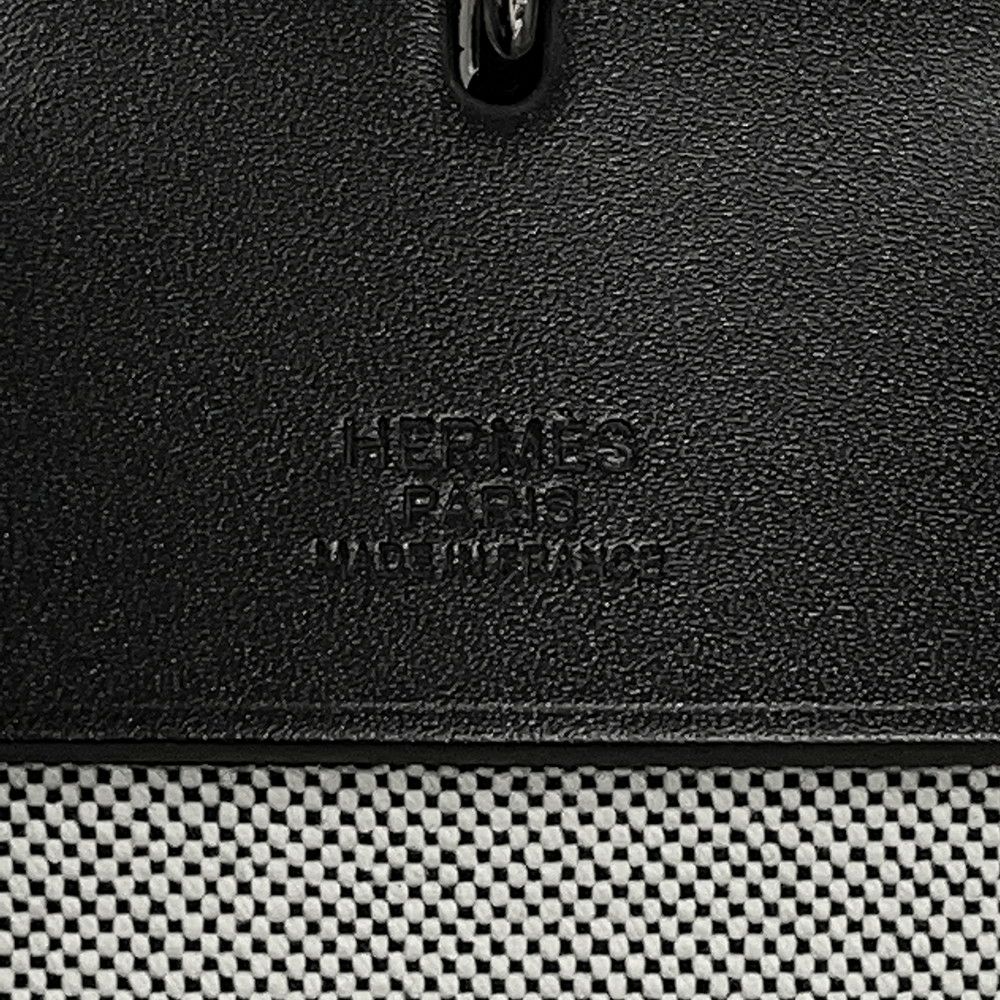 エールバッグ ジップ 50 ルトゥルネ キャビン エクリュ/ブルーゼリージュ/ブラック/シルバー金具 トワルミリタリー/ヴァッシュハンター