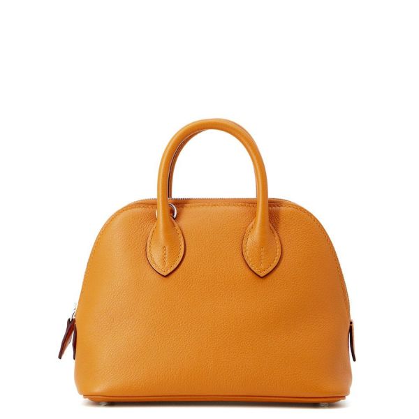 エルメス ボリード1923 ミニ ヴェルソ アプリコット/ゴールド/シルバー金具 エバーカラー K刻印 HERMES 2wayショルダー