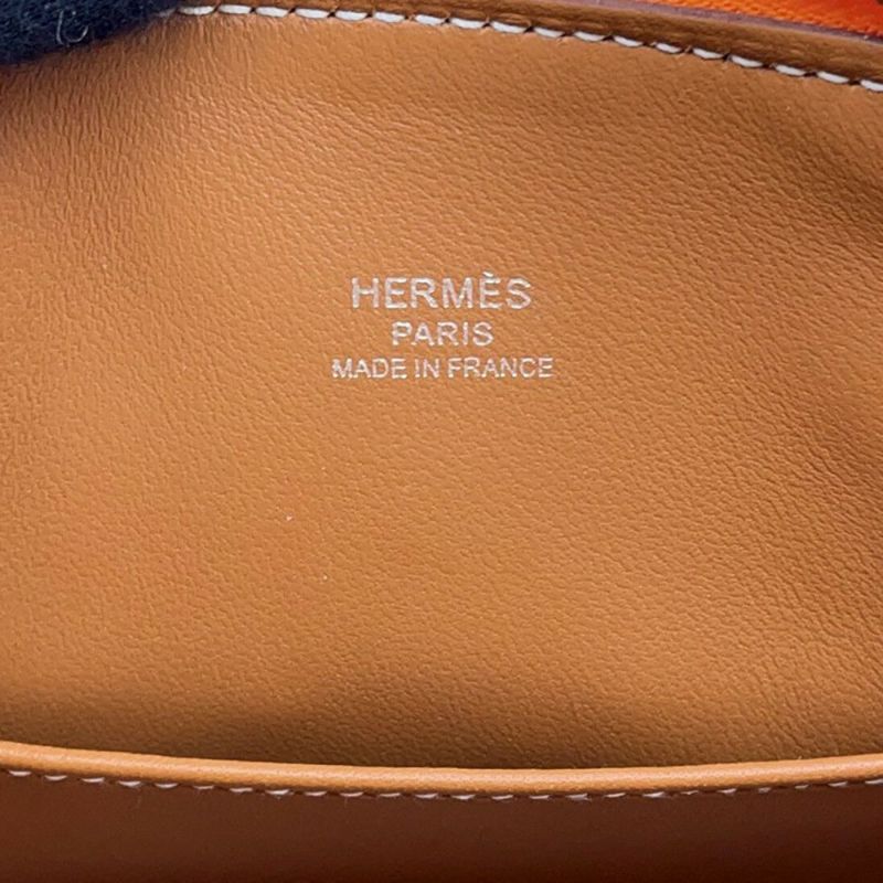 エルメス ボリード1923 ミニ ヴェルソ アプリコット/ゴールド/シルバー金具 エバーカラー K刻印 HERMES 2wayショルダー