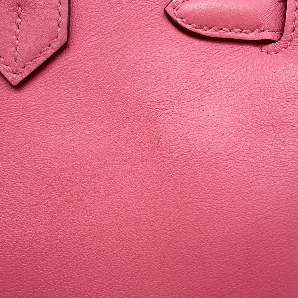 エルメス バーキン25 ローズアザレ/シルバー金具 スイフト K刻印 HERMES Birkin ハンドバッグ