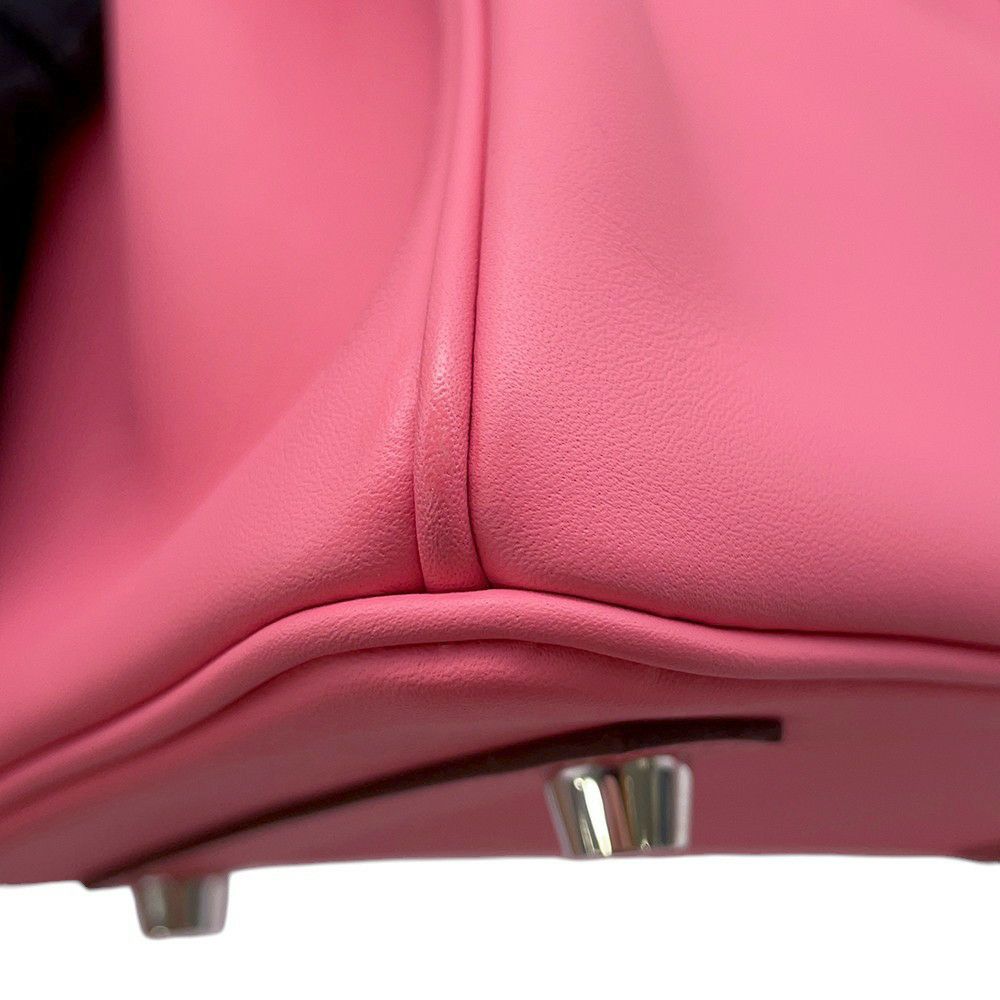 エルメス バーキン25 ローズアザレ/シルバー金具 スイフト K刻印 HERMES Birkin ハンドバッグ