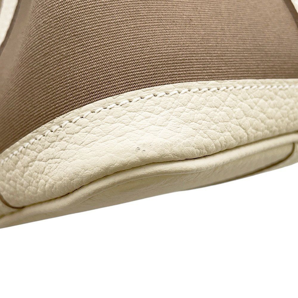 エルメス トートバッグ ガーデンパーティTPM エトゥープ/クレ/シルバー金具 トワルオフィシエ/ネゴンダ T刻印