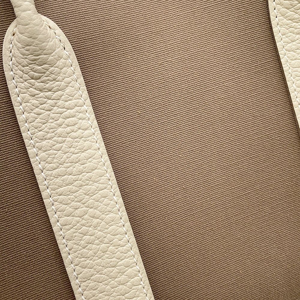 エルメス トートバッグ ガーデンパーティTPM エトゥープ/クレ/シルバー金具 トワルオフィシエ/ネゴンダ T刻印