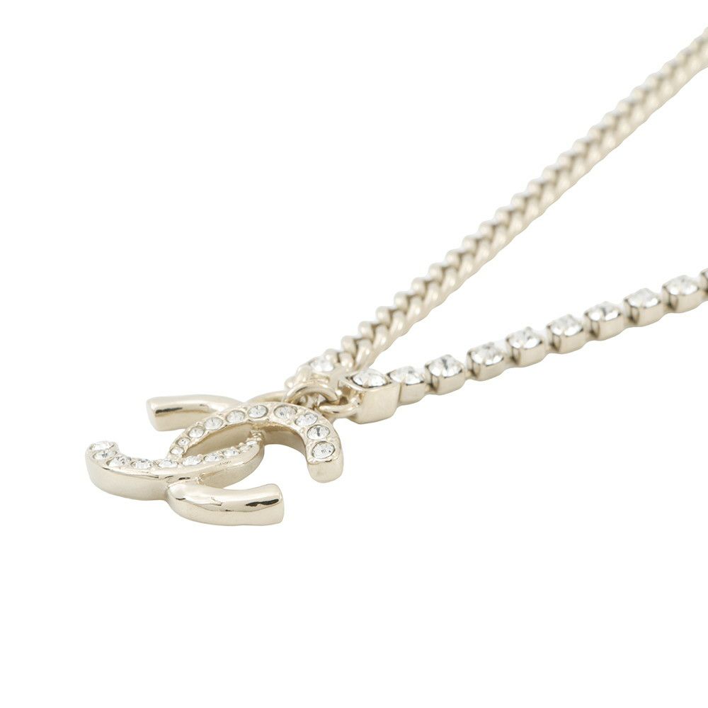 シャネル ネックレス ココマーク ラインストーン L24 P ABD044 CHANEL アクセサリー