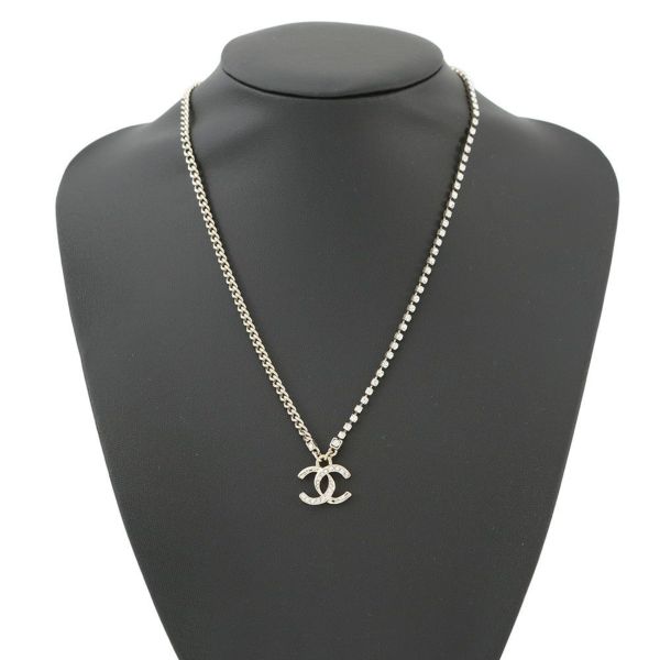 シャネル ネックレス ココマーク ラインストーン L24 P ABD044 CHANEL アクセサリー