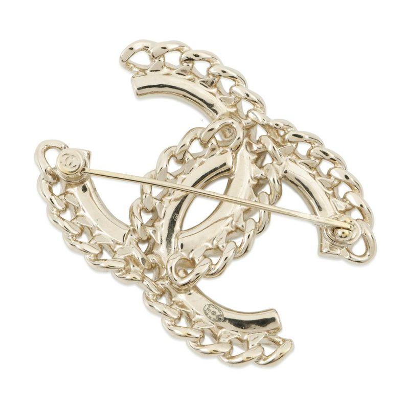 シャネル ブローチ ココマーク ラインストーン B21 C AB5612 CHANEL アクセサリー