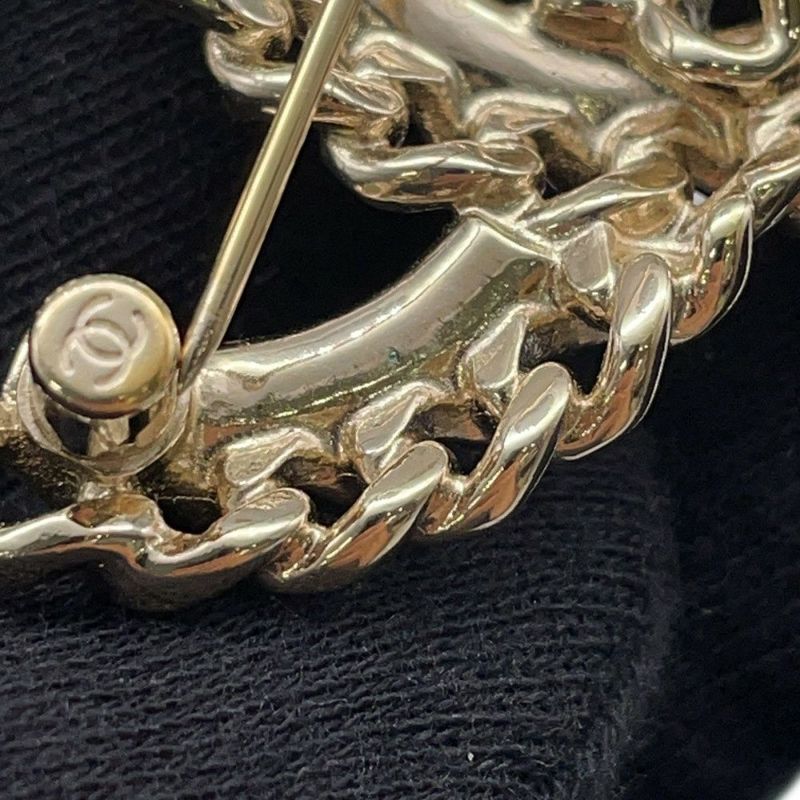 シャネル ブローチ ココマーク ラインストーン B21 C AB5612 CHANEL アクセサリー