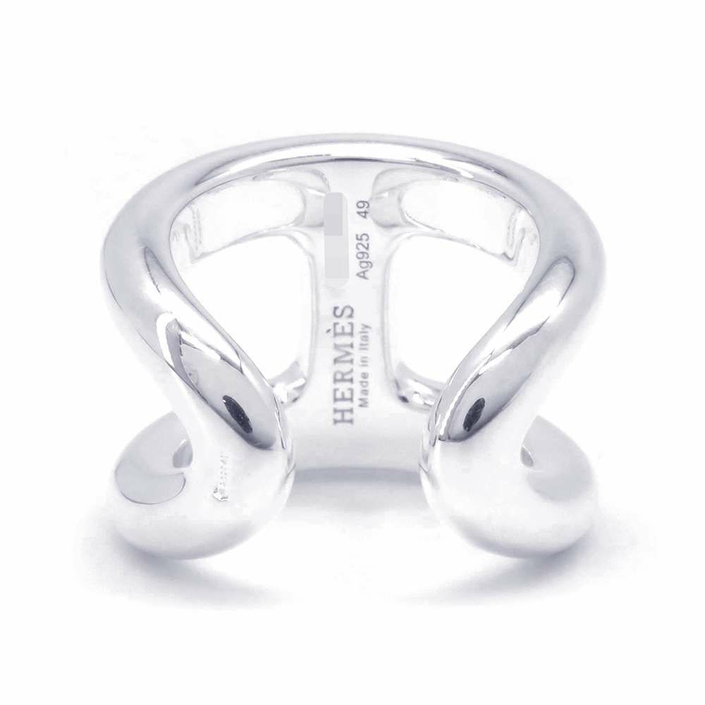 エルメス リング オスモズGM Osmose SV925シルバー リングサイズ49 HERMES ジュエリー 指輪