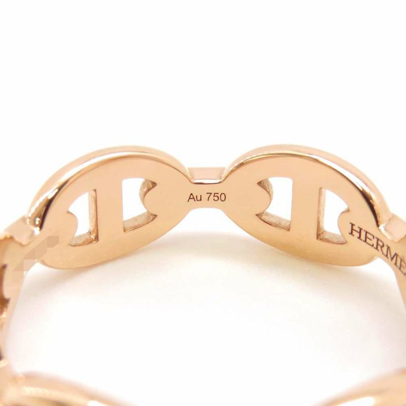 エルメス リング シェーヌダンクル アンシェネPM K18PGピンクゴールド リングサイズ55 ジュエリー 指輪