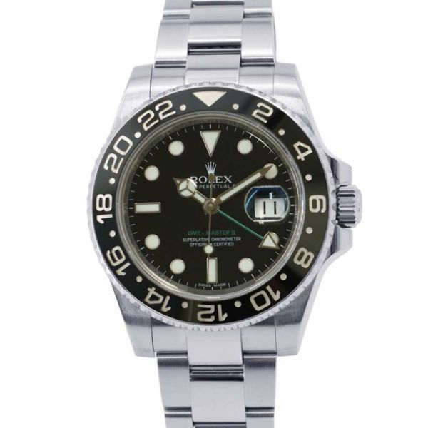 ロレックス GMTマスター2 116710LN ROLEX 腕時計 黒文字盤