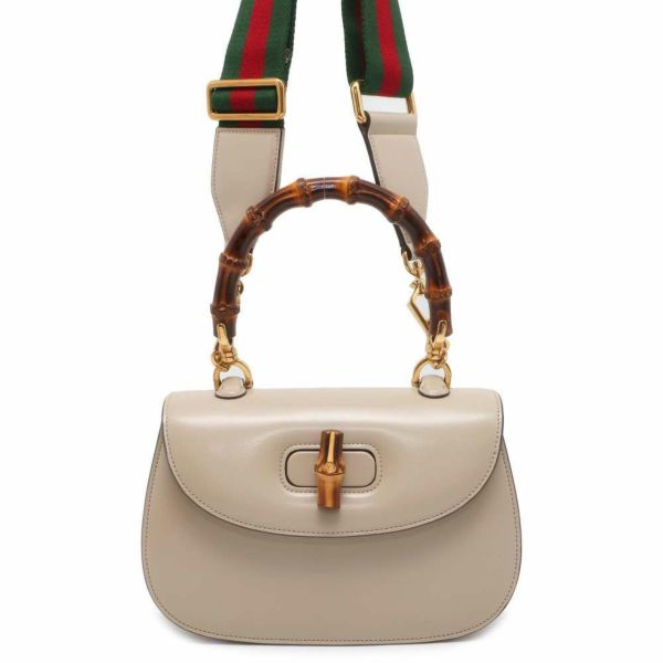 グッチ ハンドバッグ バンブー 1947 スモール トップハンドル 675797 GUCCI 2wayショルダーバッグ