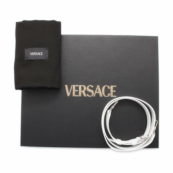 ヴェルサーチェ ハンドバッグ メドゥーサ '95 スモール レザー 1013169 VERSACE 2way 白