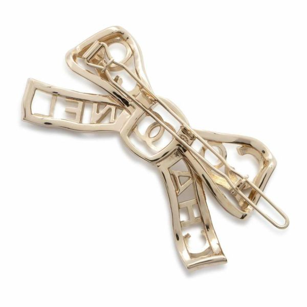 シャネル バレッタ ココマーク リボン ラインストーン B20 B CAHNNEL ヘアアクセサリー ヘアピン