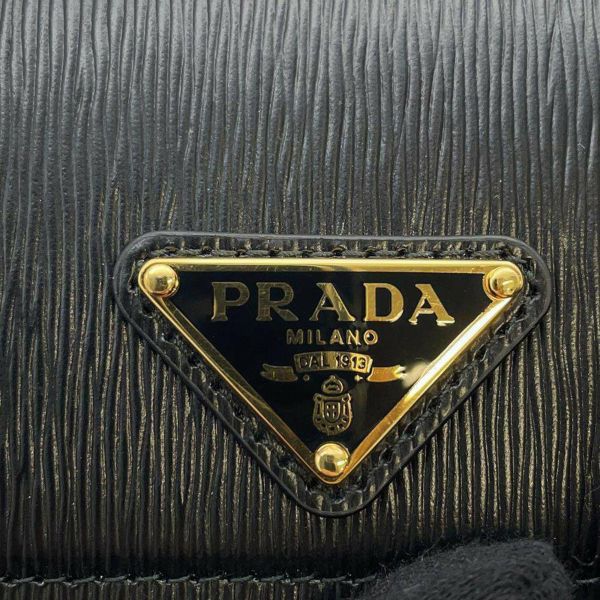 プラダ カードケース ロゴ レザー 1MC122 PRADA 名刺入れ 黒