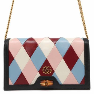 グッチ チェーントートバッグ ラジャ タイガーヘッド シェリーライン 537219 GUCCI バッグ 黒 安心保証 | 中古・新品 ブランド販売ギャラリーレア公式通販