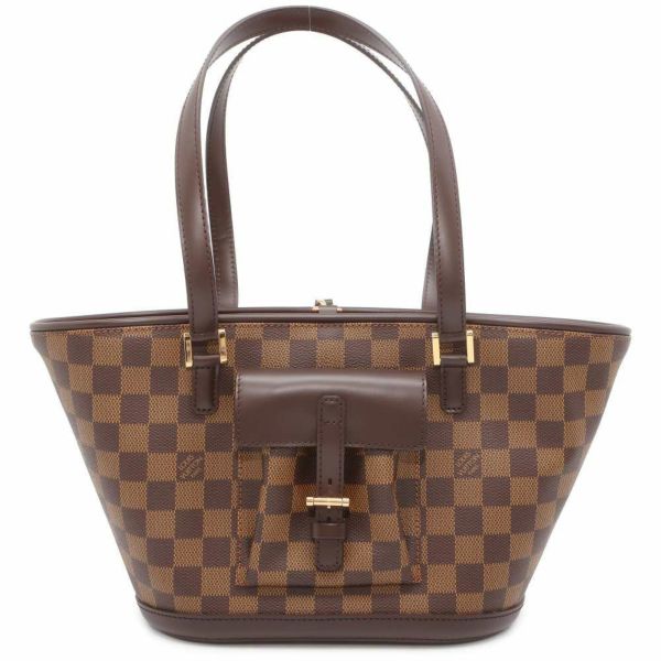 ルイヴィトン ショルダーバッグ ダミエ・エベヌ マノスクPM N51121 LOUIS VUITTON トートバッグ