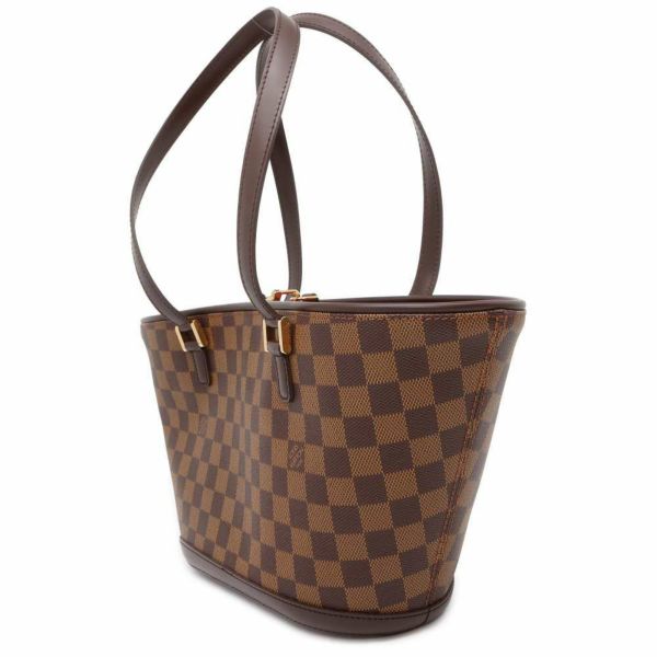 ルイヴィトン ショルダーバッグ ダミエ・エベヌ マノスクPM N51121 LOUIS VUITTON トートバッグ