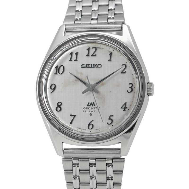 セイコー ロードマチック 5601-9000 SEIKO 腕時計 シルバー文字盤