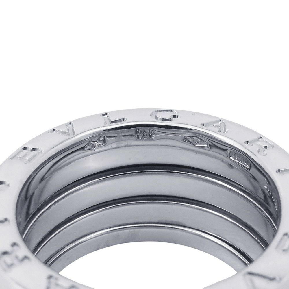 ブルガリ リング ビーゼロワン B-zero1 4バンド K18WGホワイトゴールド サイズ49 323530 BVLGARI 指輪 ジュエリー