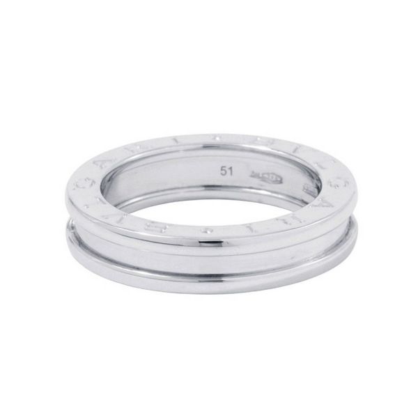 ブルガリ リング ビーゼロワン B-zero1 1バンド K18WGホワイトゴールド サイズ51 346566 BVLGARI 指輪 ジュエリー