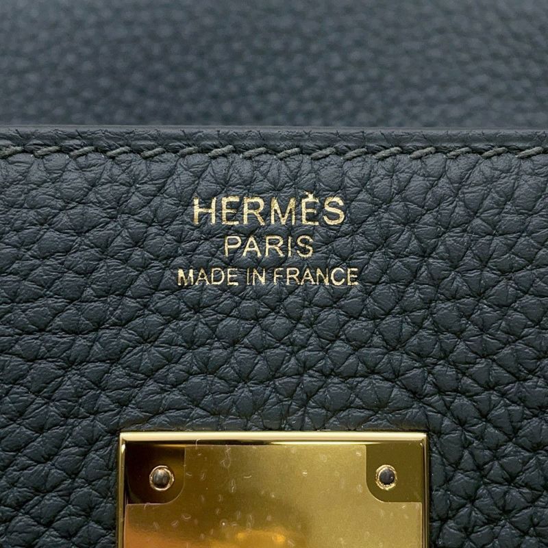 エルメス バーキン30 ヴェールマングローブ/ゴールド金具 トゴ K刻印 HERMES Birkin ハンドバッグ