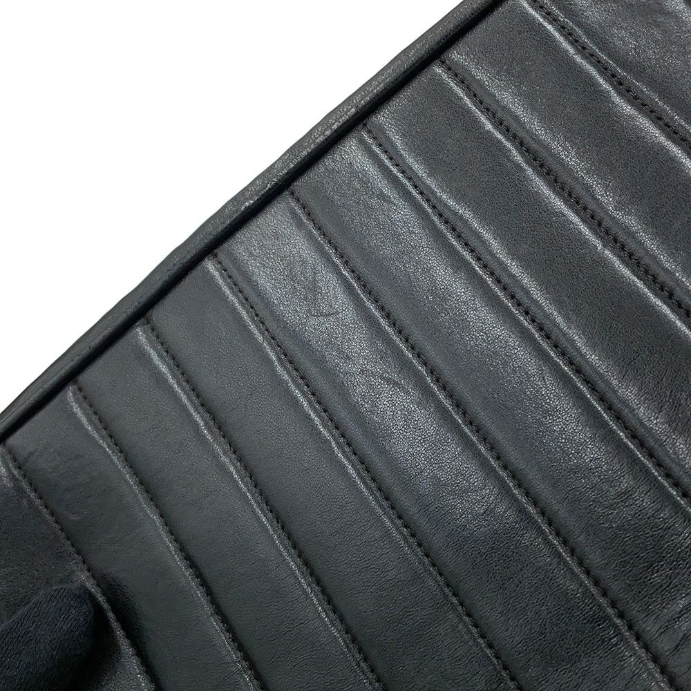 シャネル チェーンショルダーバッグ マドモアゼル ココマーク タッセルチャーム付き ラムスキン CHANEL 黒