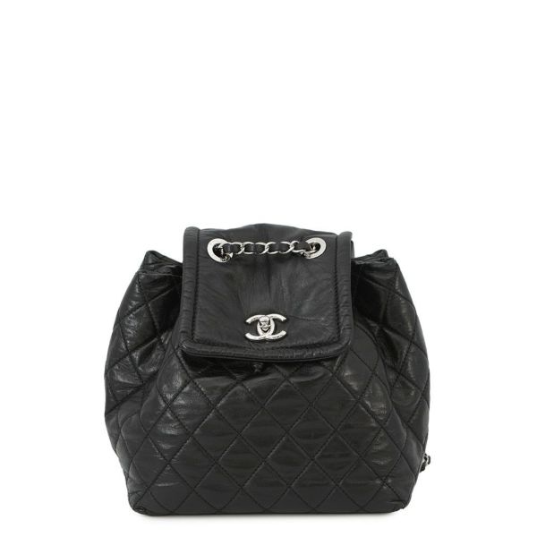 シャネル リュック マトラッセ ココマーク 北京 2in1 バックパック レザー CHANEL バッグ 黒