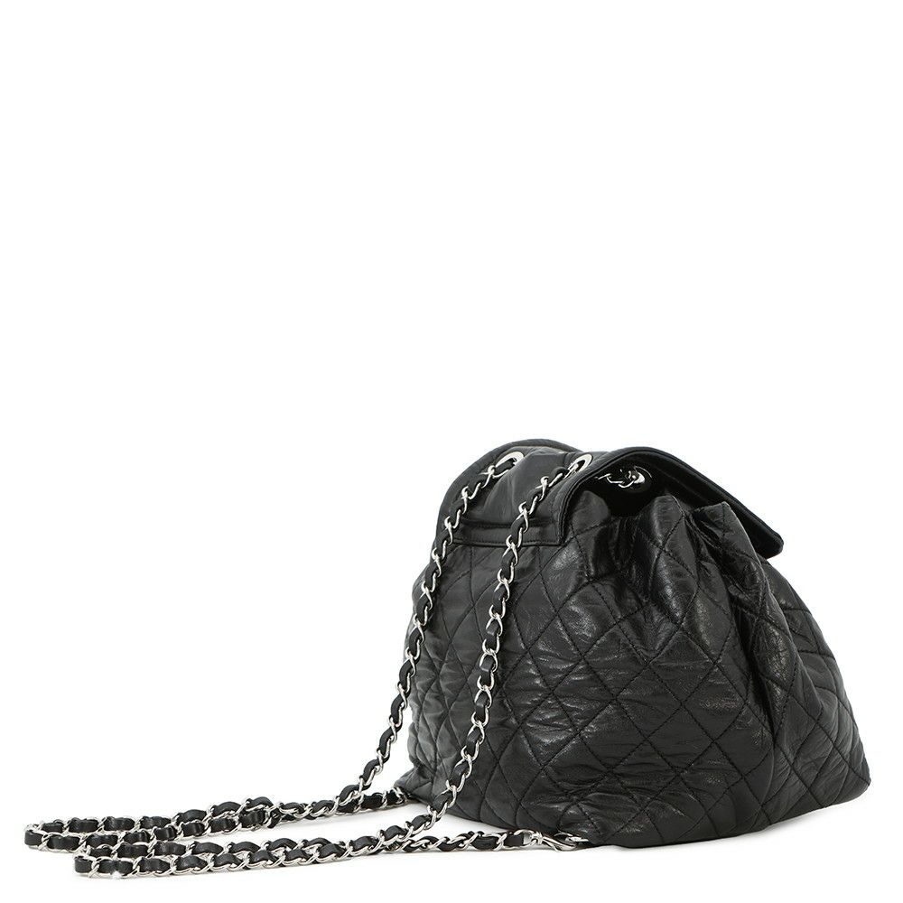 シャネル リュック マトラッセ ココマーク 北京 2in1 バックパック レザー CHANEL バッグ 黒